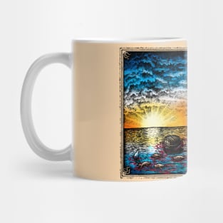 A Drunken Colourful Sea Mug